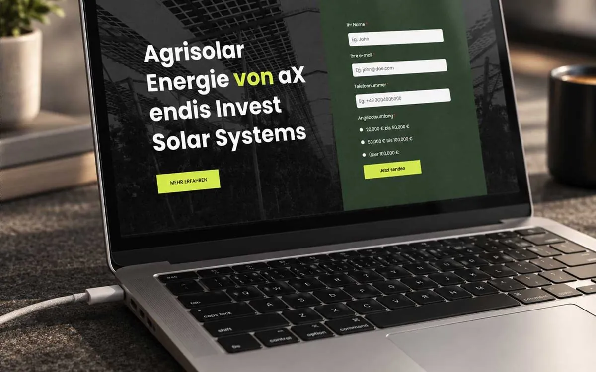 aXendis Invest: Funding website